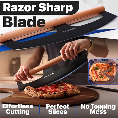 14 Inch Pizza Cutter Rocker Blade