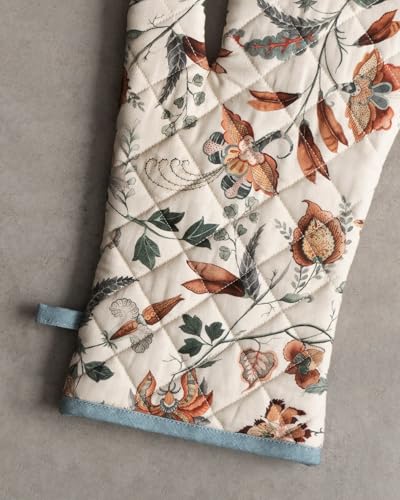 Maison d'Hermine Oven Gloves 100% Cotton Oven Mitt (060 - Dalida / 7.5" x 13" (Oven Mitt))