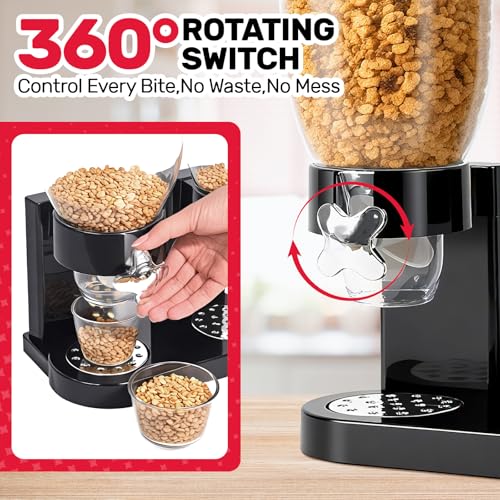 Dual Control Cereal Dispenser Countertop (Double 4L)