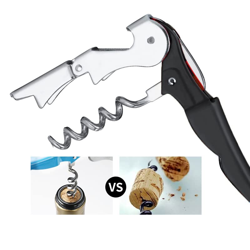 Professional Waiter Corkscrew Wine Openers Set (2 Count)