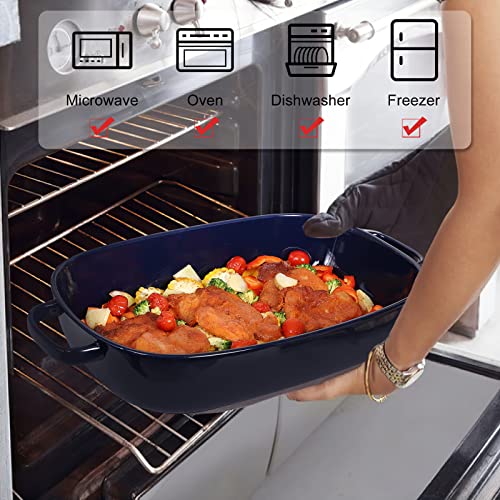 4.5 Quart Ceramic Baking Dish (4.5 quart Blue)