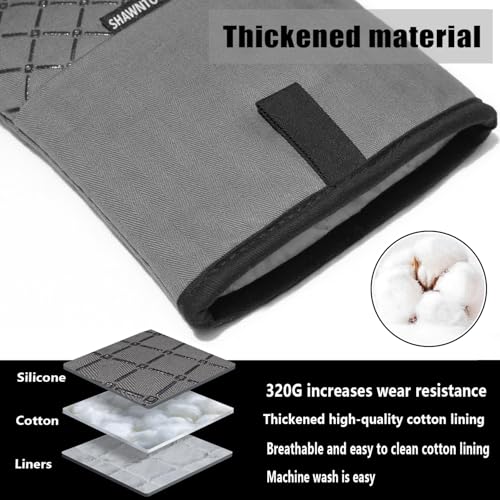 Oven Mitts and Pot Holders Sets 6pcs (Khaki)