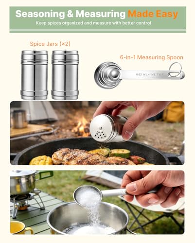 Portable Camping Cooking Utensils Set 36PCS (36pcs)