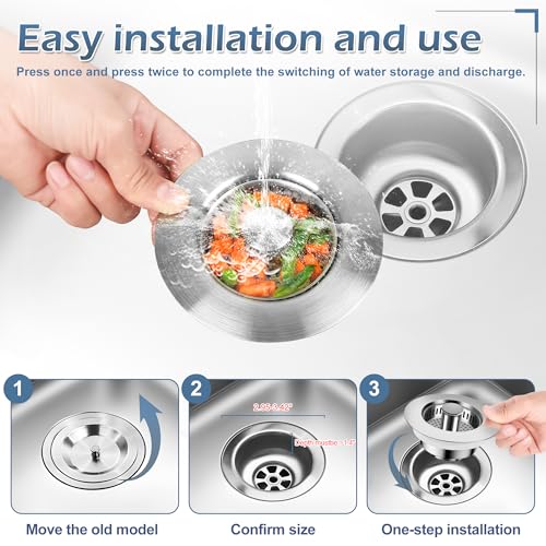 3 in 1 Kitchen Sink Stopper