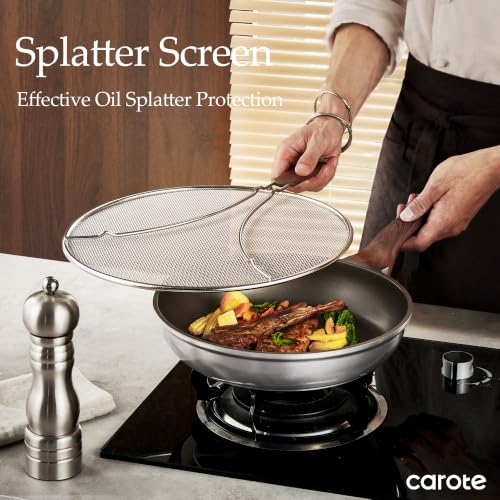26pcs Pots and Pan Set Nonstick (Silver / 26 Piece)