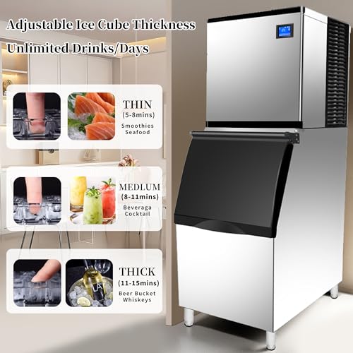 Commercial Ice Maker Machine 700 Lbs (700Lbs/24H)