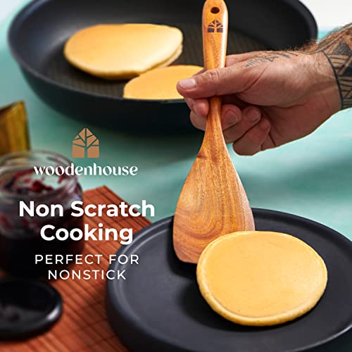Wooden Spoons for Cooking (12 Pcs Extended)