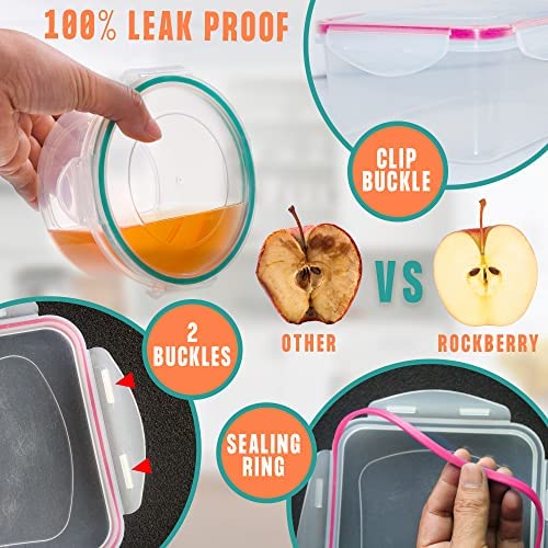 38 Pcs Large Food storage containers (38 Pcs)