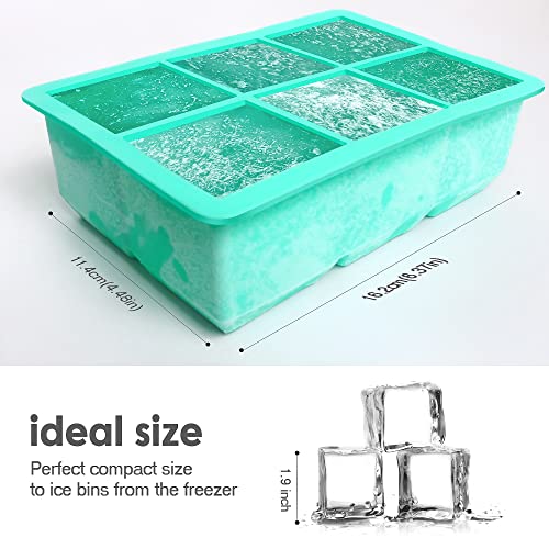 Silicone Ice Cube Trays (Yellow Pink)