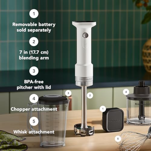 Go Cordless Hand Blender w (Porcelain White)