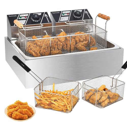 Commercial Deep Fryer with Basket for Restaurant or Home Use (83)