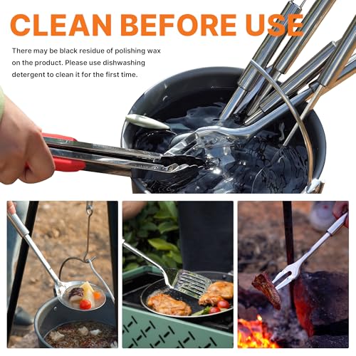 Portable Camping Cooking Utensils Set 36PCS (36pcs)