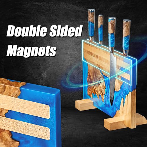 SENKEN "Tsunami" Extra Large Magnetic Knife Block (16 Count)