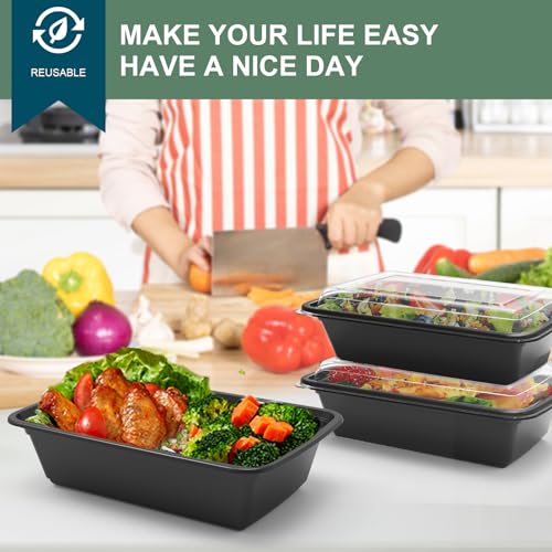 Meal Prep Containers Reusable 50 Pack (28oz50pack)
