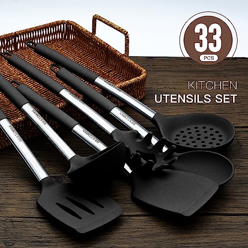 Kitchen Utensils Set (Black)