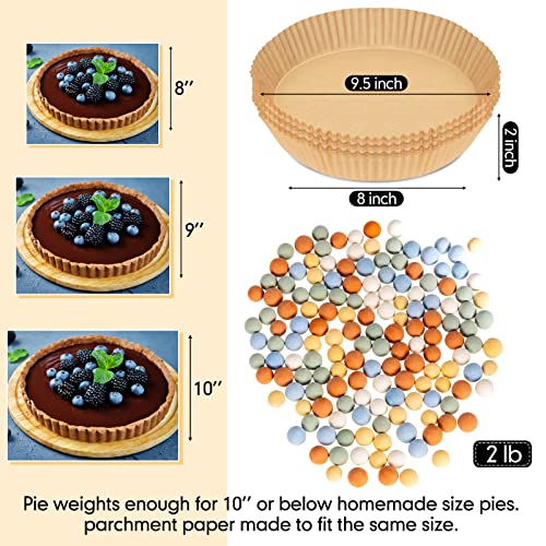 1 Pcs 2 lb Pie Weights Ceramic (Multicolor)