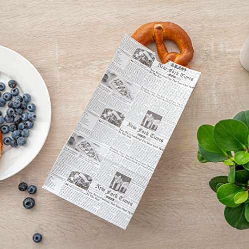 Bag Tek 6 Lb Disposable Lunch Bags (6 lb / Newsprint)
