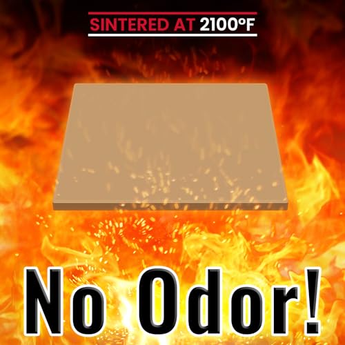 2PCS Pizza Stones for Oven Grill (12" x 12" (2 Pack))