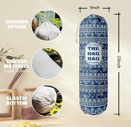 Rustic Grocery Bag Holder & Organizer (Rustic 01)