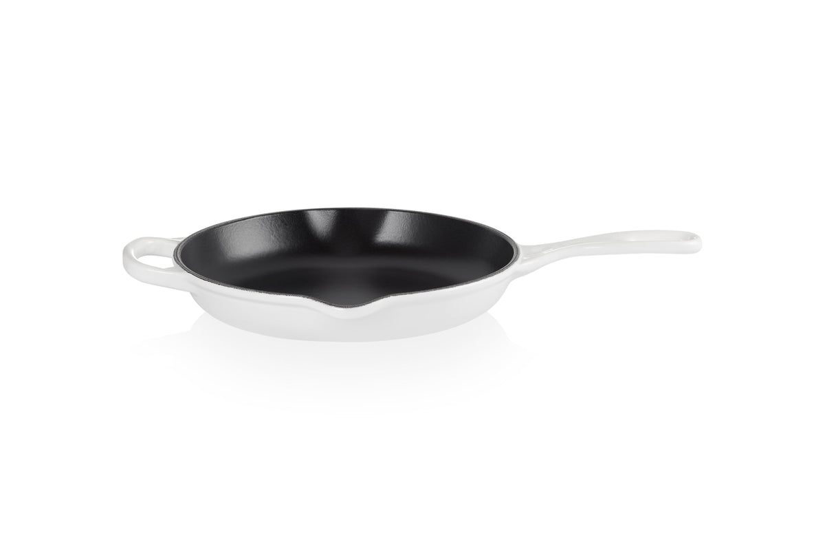 Enameled Cast Iron Signature Round Skillet (9" / White)