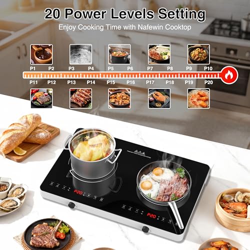 Double Induction Cooktop (24 Inch Black&White)