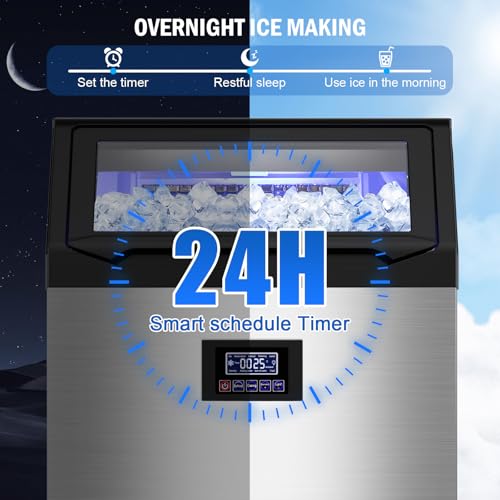 320 lbs High Output Commercial Ice Maker Undercounter Built
