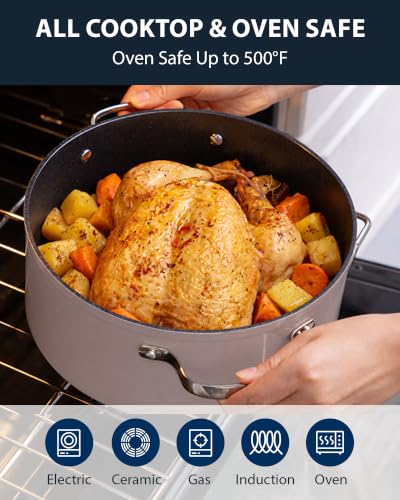 12pc Forged Lightweight Cookware Set (Clay (G10))