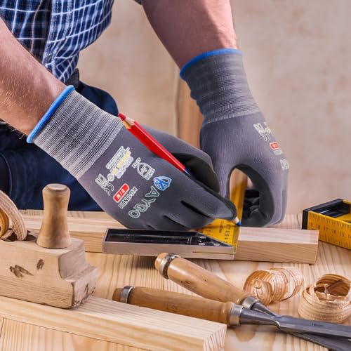 Safety Work Gloves (3 Count)