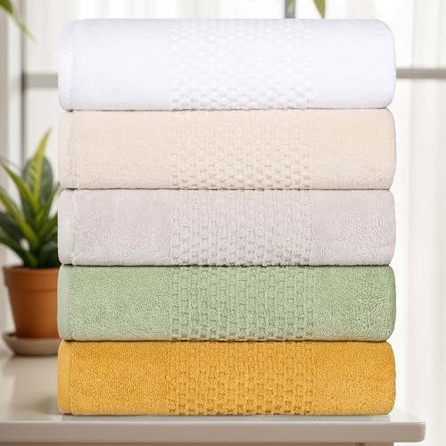 Playa Zero Twist Cotton Medium Weight Towels (12 Piece Towel Set / Green)