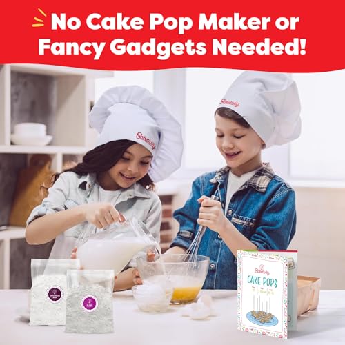 DIY Cake Pop Kids Baking Kit with Pre (Delicious Cake Pops)