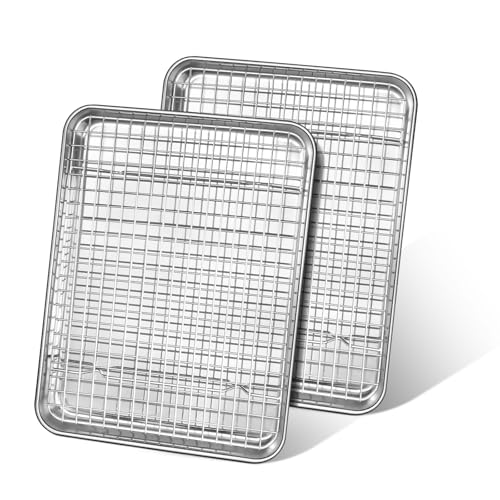 Quarter Sheet Pan with Cooling Rack (Quarter Pan)