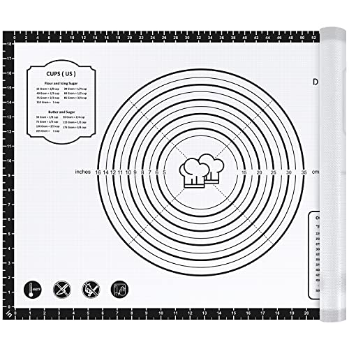 28"x20" Large Durable Silicone Baking Mat for Pastry and Bread