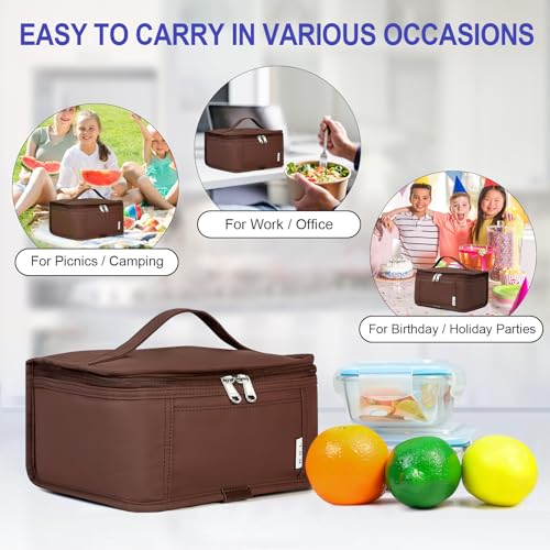 NOL Small Lunch Bag Mini Lunch Box Insulated Lunch Bag for Men