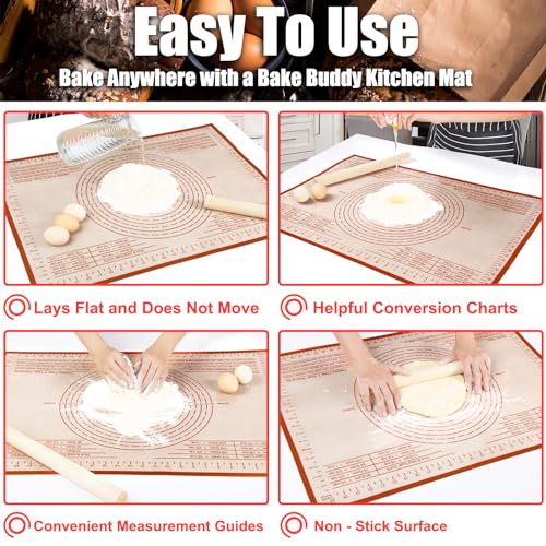 Silicone Pastry Mat 36X24 inch Baking mat Perfect for Dough