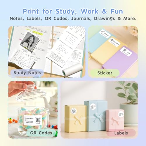 JD 23 Sticker Printer (White)