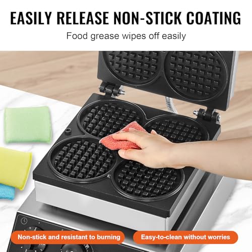 Commercial Waffle Maker (4*1Pcs)