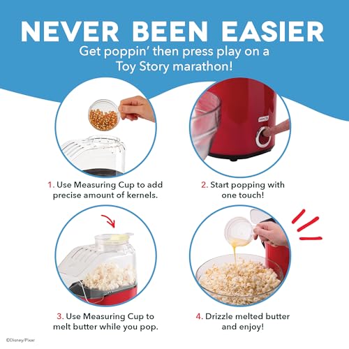 Disney Dash Toy Story Fresh Pop Popcorn Maker (Blue - Toy Story / 16 cups)