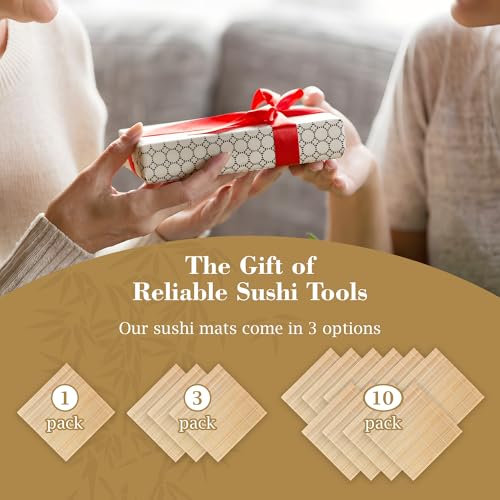 3 Pk Bamboo Sushi Mat (3 Packs)