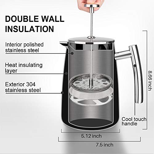 French Press Coffee Maker (34-Ounce)