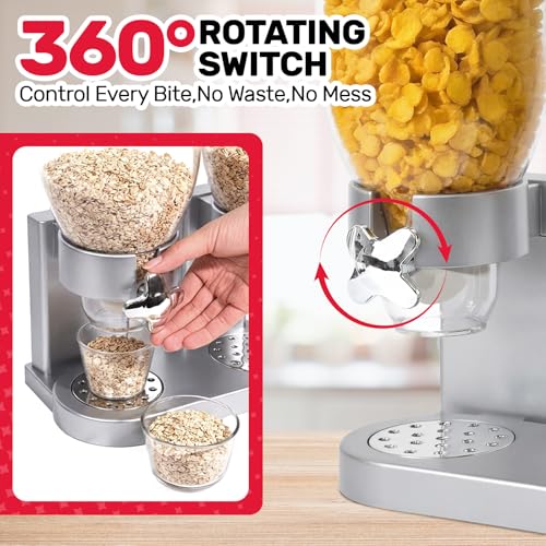 Triple Cereal Dispenser (Triple 6L Sliver)