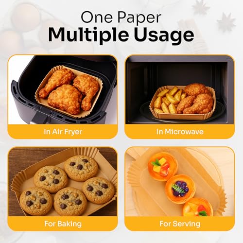 Air Fryer Paper Liners (125 Count)