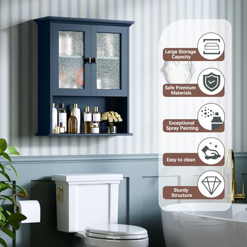 Bathroom Cabinet Wall Mount (Ultramarine)