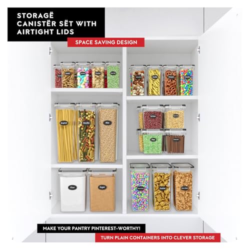 Extra Large Flour and Sugar Storage Containers 6.5L (2 Count)