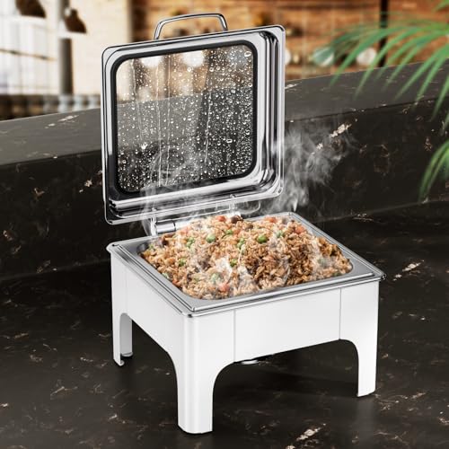 Chafing Dishes for Buffet (White)