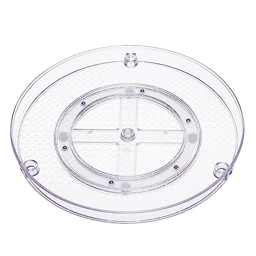 2 Tier Lazy Susan Turntable Organizer for Condiments
