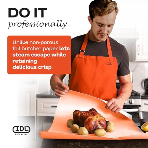 Peach Butcher Paper 18" x 2160" (Peach / 18" X 180 Feet, 1 Roll)