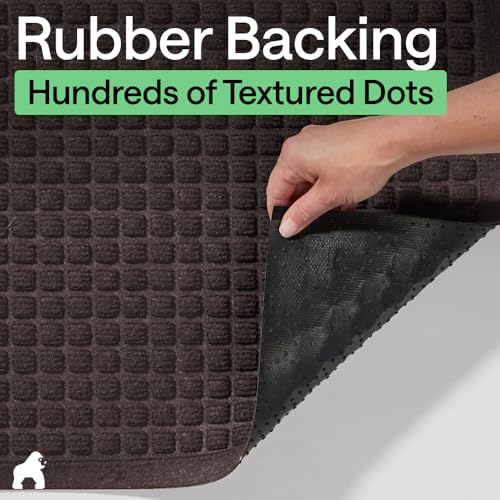 HydroABSORB Door Mat for Indoor Outdoor Use (Coffee / 47" X 35")