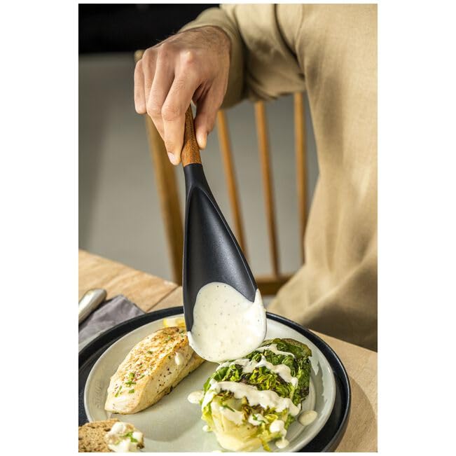 Twin Cooking Spoon (Matte Black - Cooking Spoon / 3 Pack)