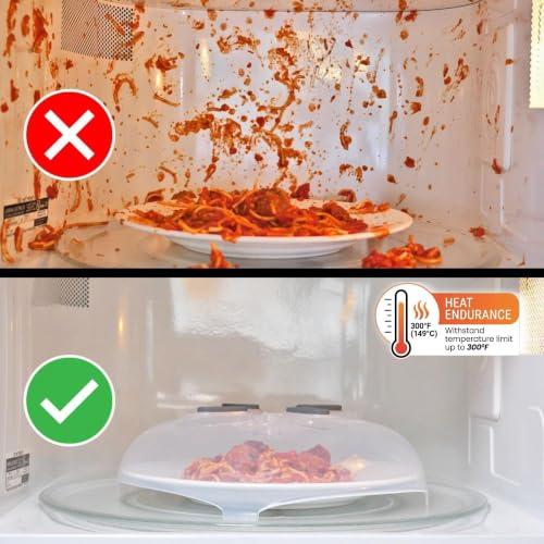 Magnetic Microwave Splatter Cover for Food (Graphite)