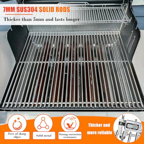 SUS304 Grill Grates for Weber Genesis 300 Series (19.5"x 12.9", For Genesis 300 Series)